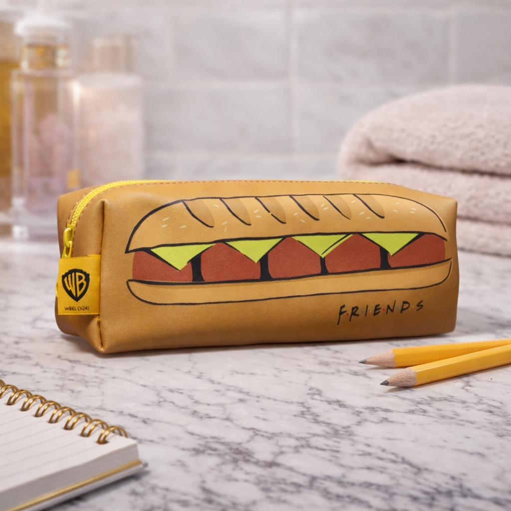 Friends Joey's sandwich toiletry bag