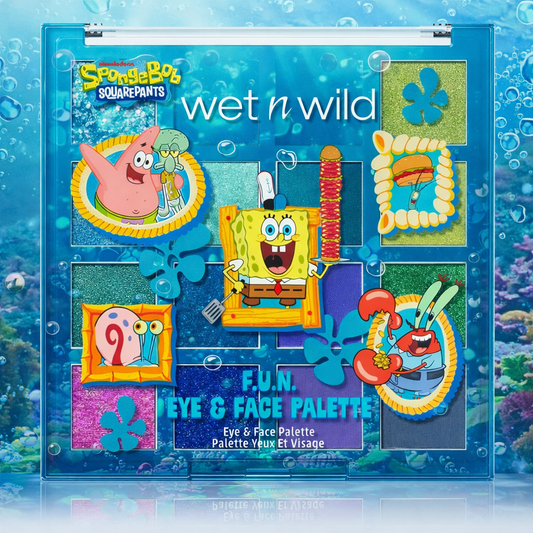 Spongebob squarepants eye & face palette