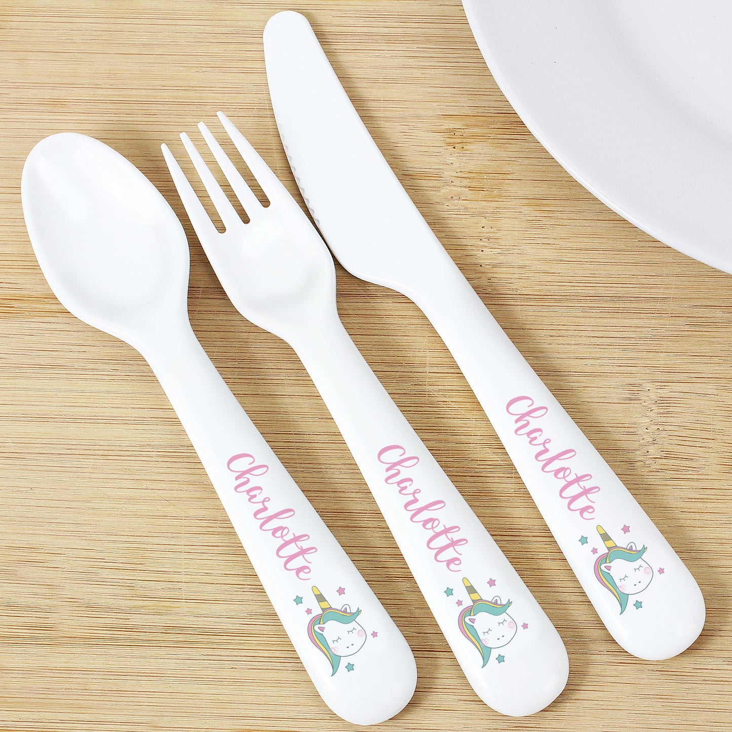 Personalised Kids 3 piece cutlery set