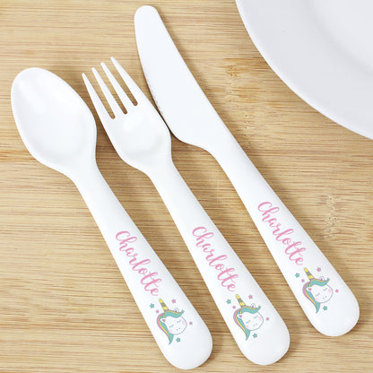 Personalised Kids 3 piece cutlery set