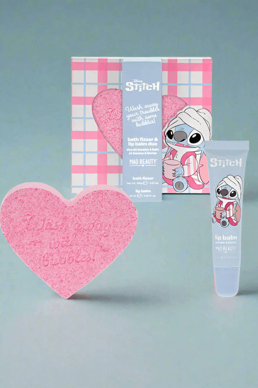 Disney Stitch Pamper Fizzer & Lip Balm