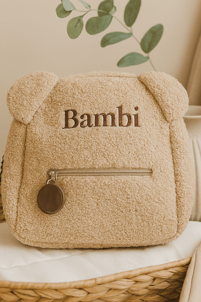 The Bear Backpack Bag Personalised