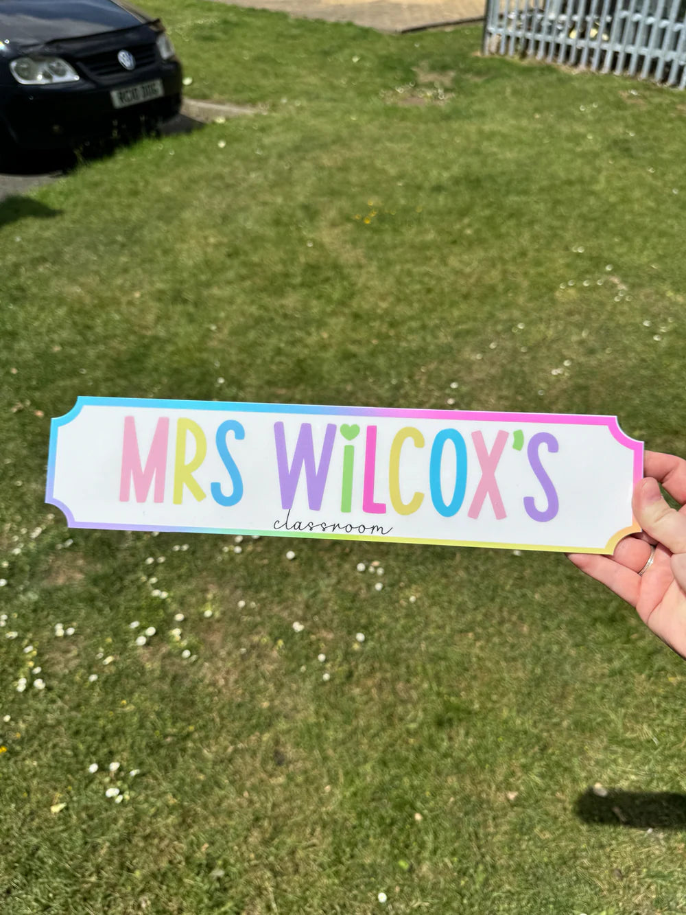 Personalised Teachers Street sign