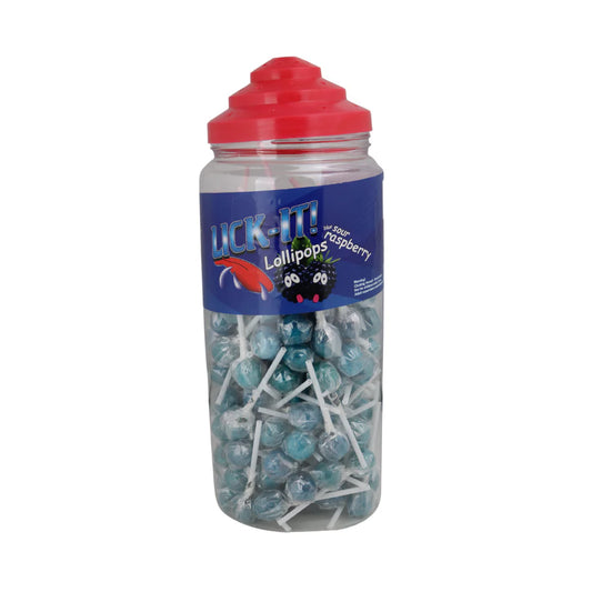 Lick-It Sour Blue Raspberry Lollys