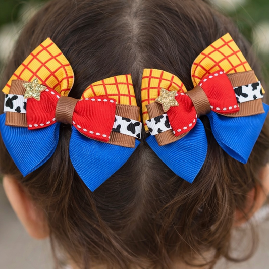 Toy Story inspired hair bows