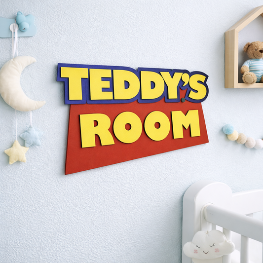 Toy Story Personalised room plaque