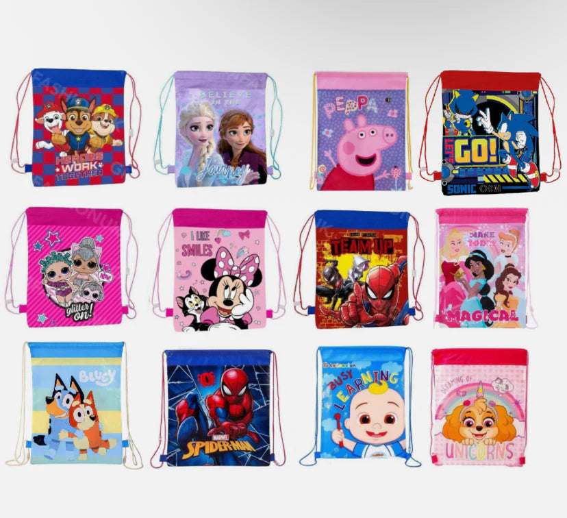 Character Stringdraw Bags