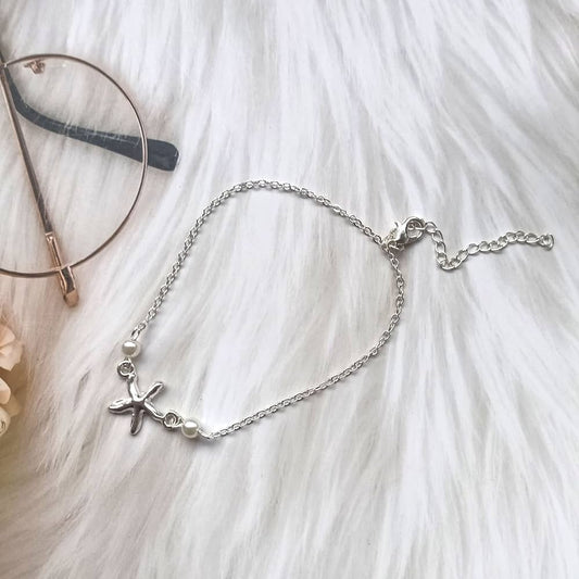 Pearl Starfish Anklet Bracelet