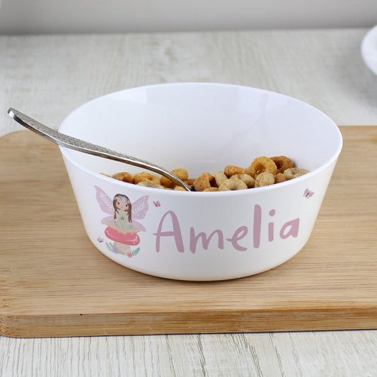 Personalised Fairy Cereal Bowl