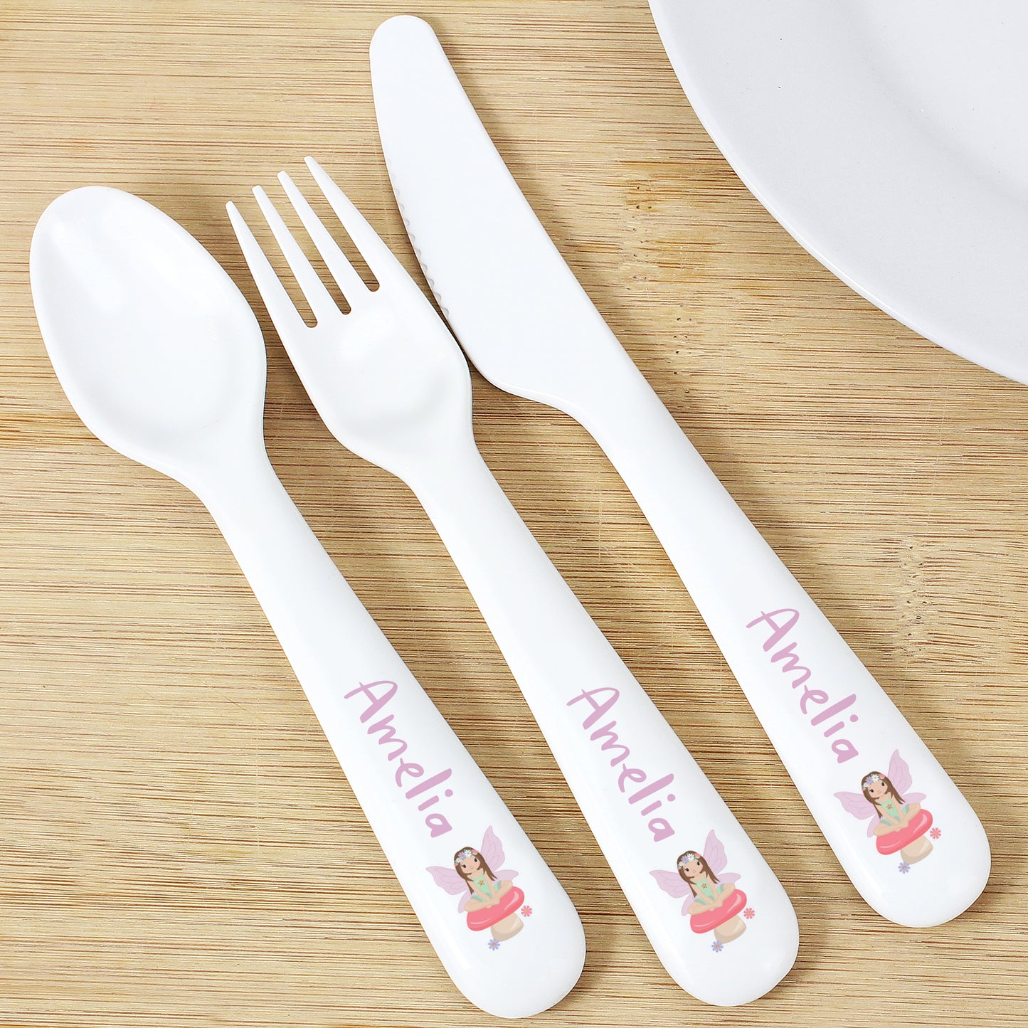 Personalised fairy cutlery