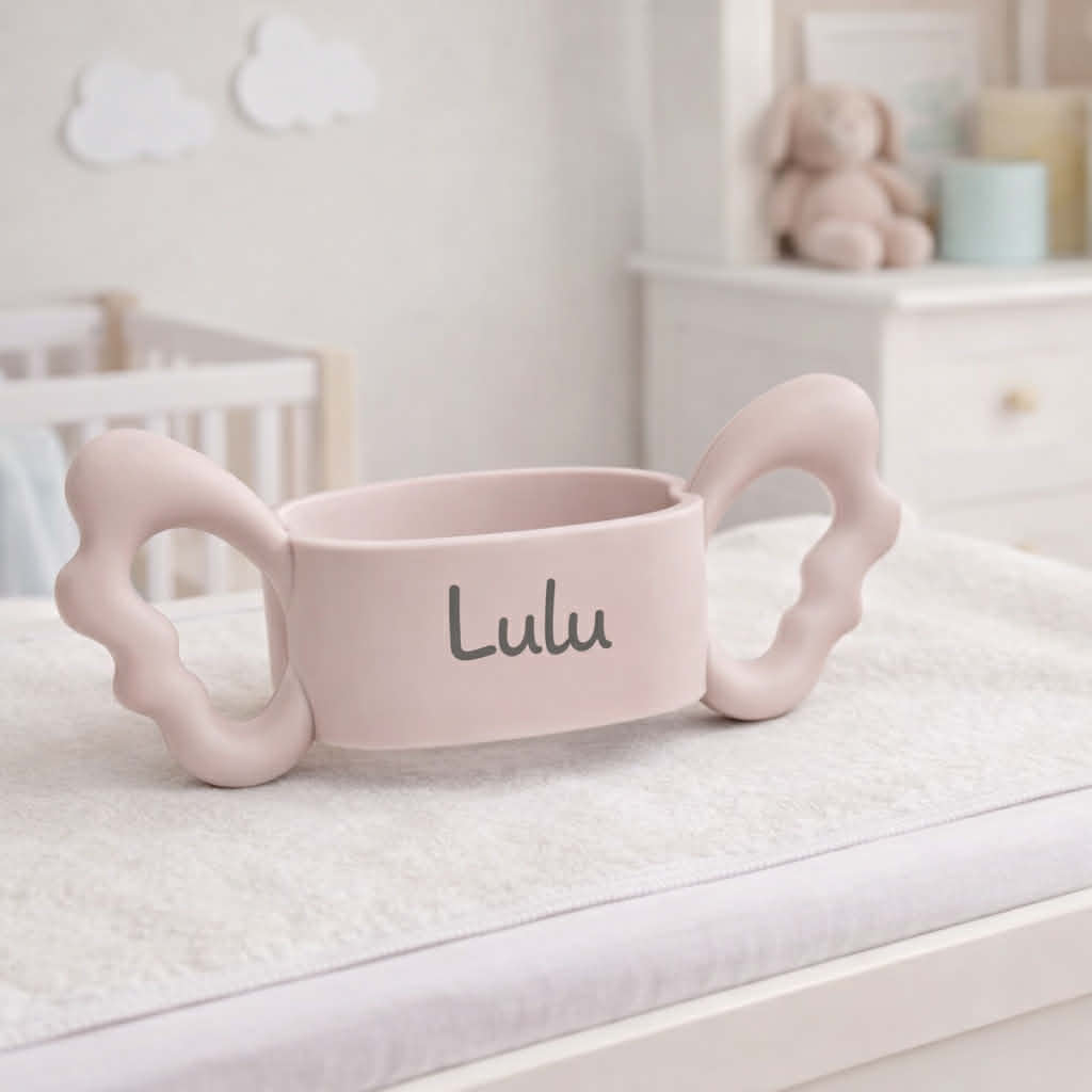 Personalised Silicone Baby Bottle Holders