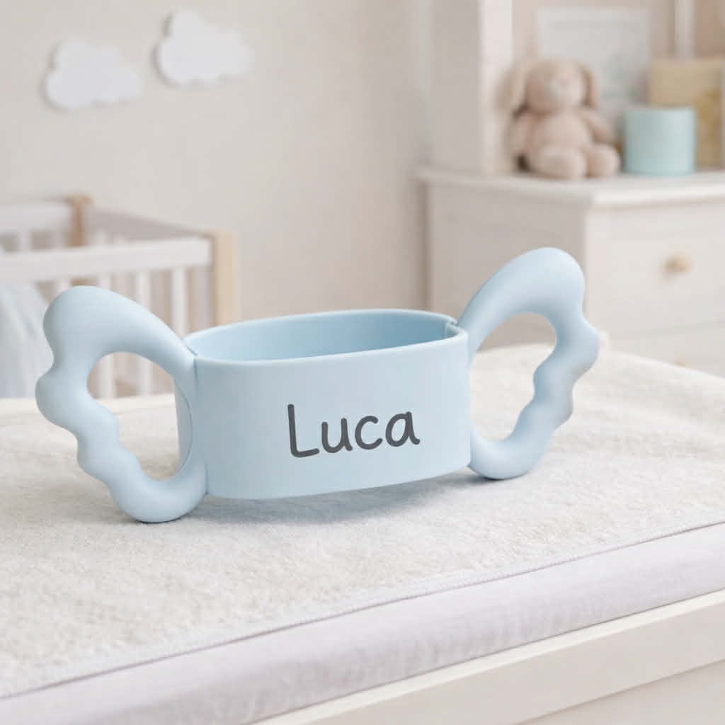 Personalised Silicone Baby Bottle Holders