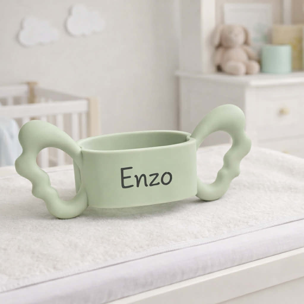 Personalised Silicone Baby Bottle Holders