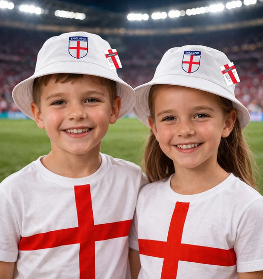 England bucket hats