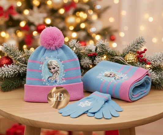 Frozen hat, scarf & gloves set