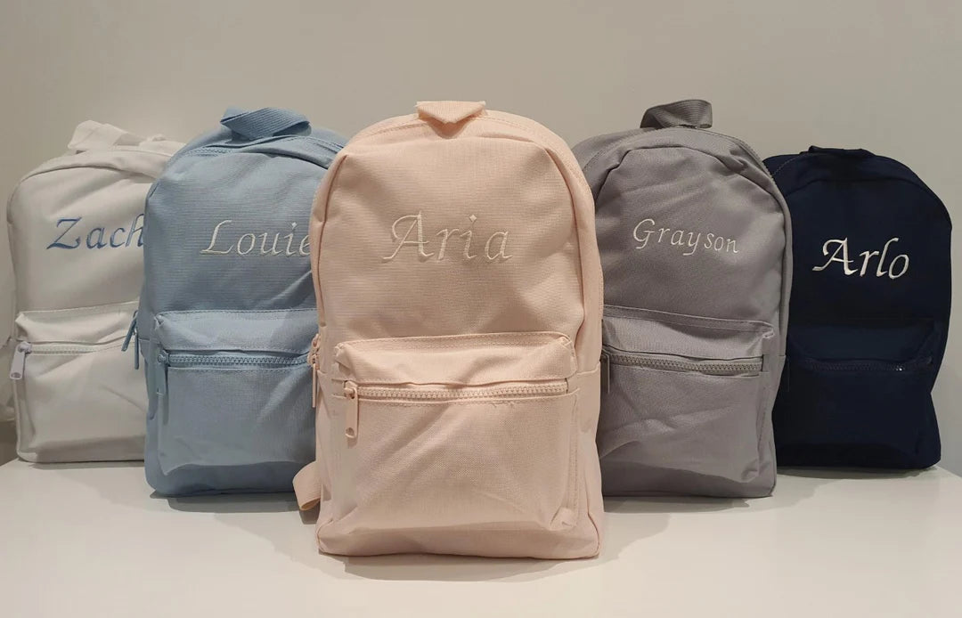 Personalised Children's Embroidered Backpack