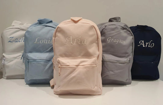 Personalised Children's Embroidered Backpack