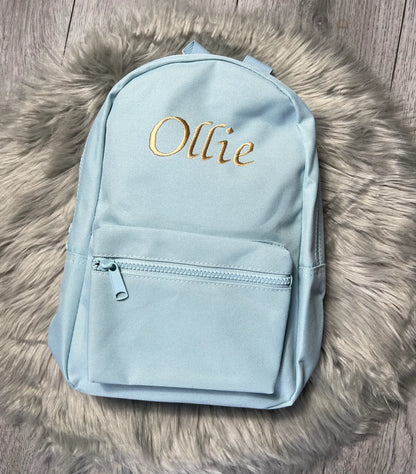 Personalised Children's Embroidered Backpack