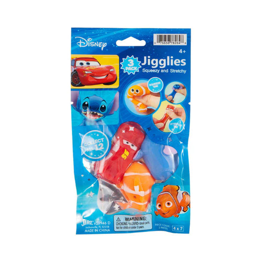 Jigglies Squishy & Stretchy Toy (Random Pack of 3)