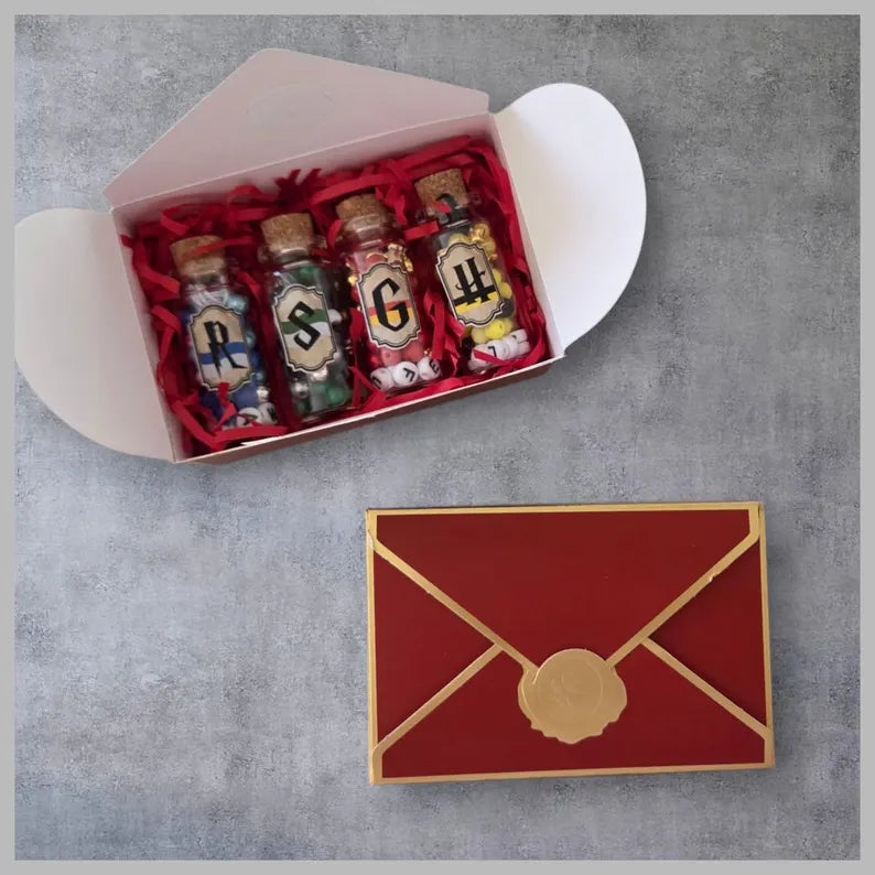 Hogwarts House Bracelet Making Kit: Potion Bottle Charms