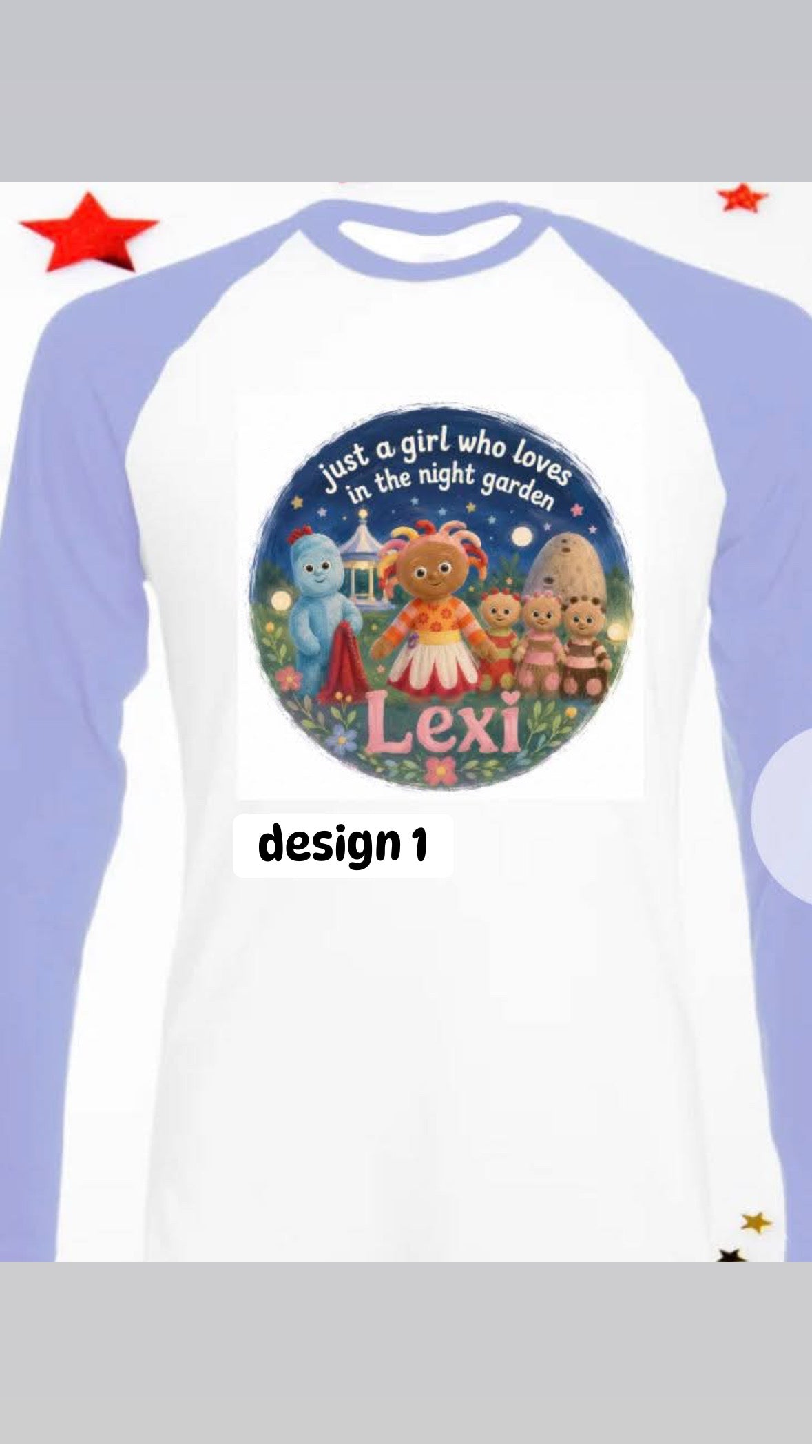 In the night garden personalised pyjamas