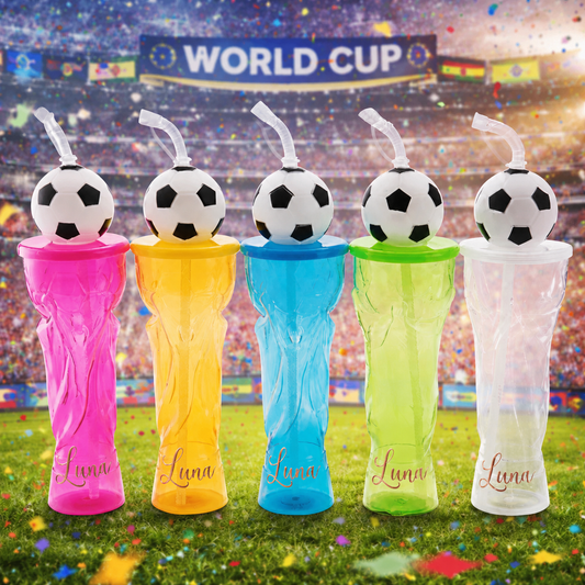Personalised Football Bottle cups - Preorder