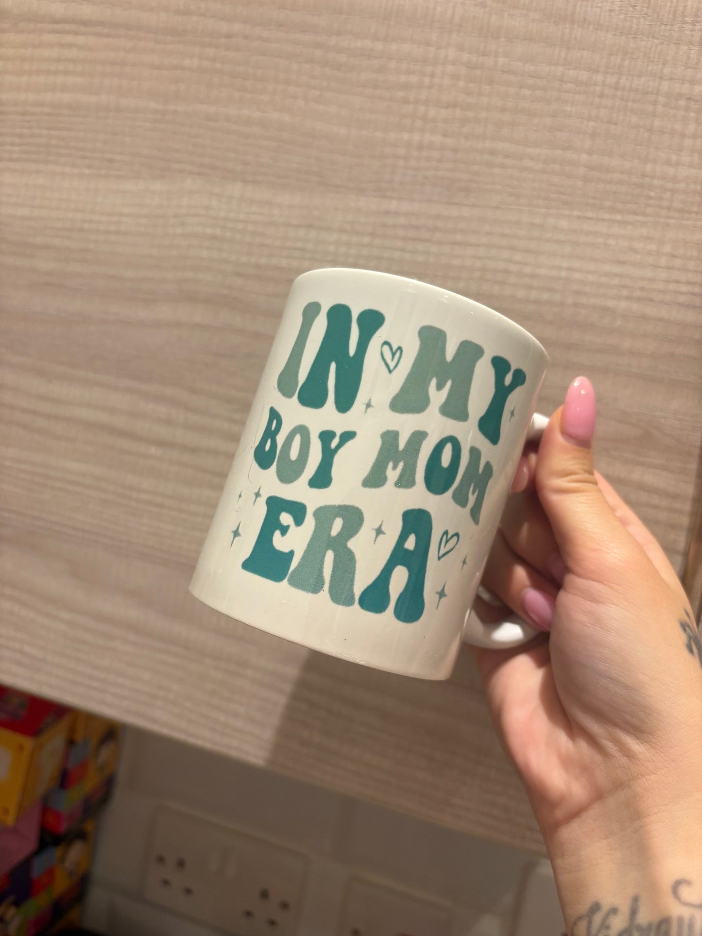 in my __ mom era mug