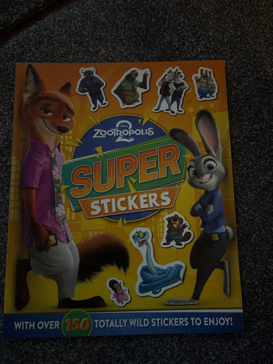 Zootroplis sticker book