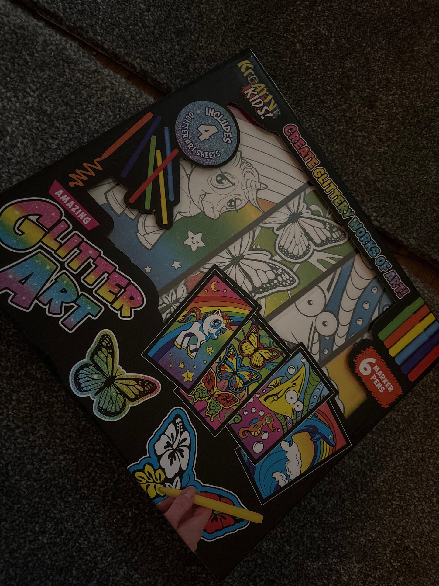 Glitter art set