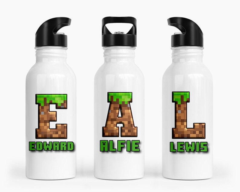 Personalised Minecraft Bottles