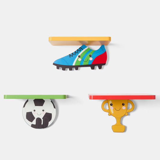 Football Shelves - 3 pack