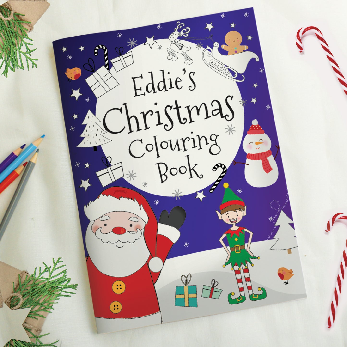 Personalised colouring books