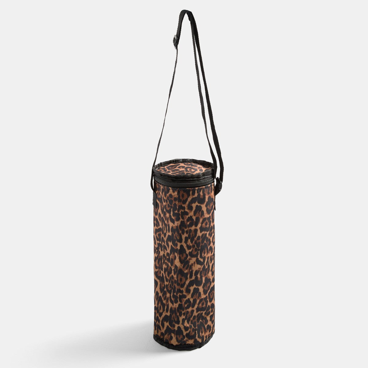Leopard print wine bottle cooler