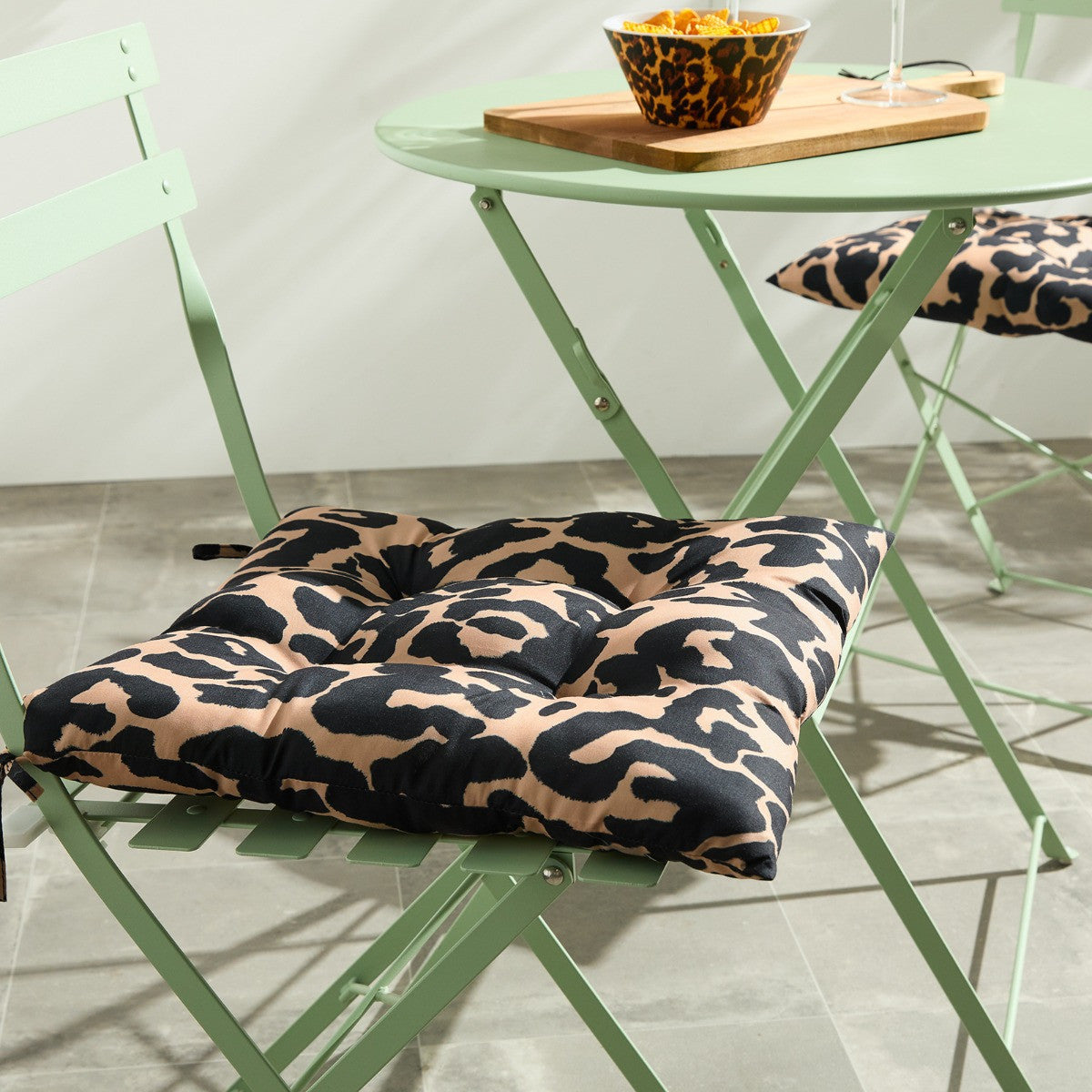 Leopard print set pads - x4