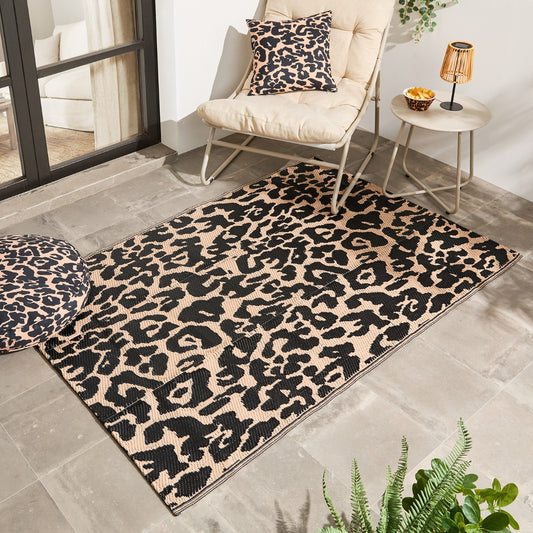 Leopard Print Outdoor Rug