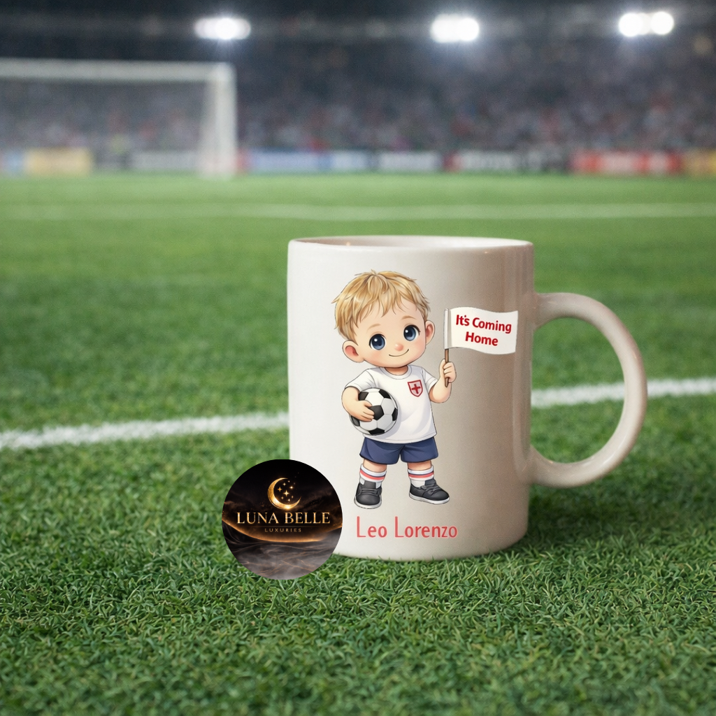 Personalised Football world cup mug