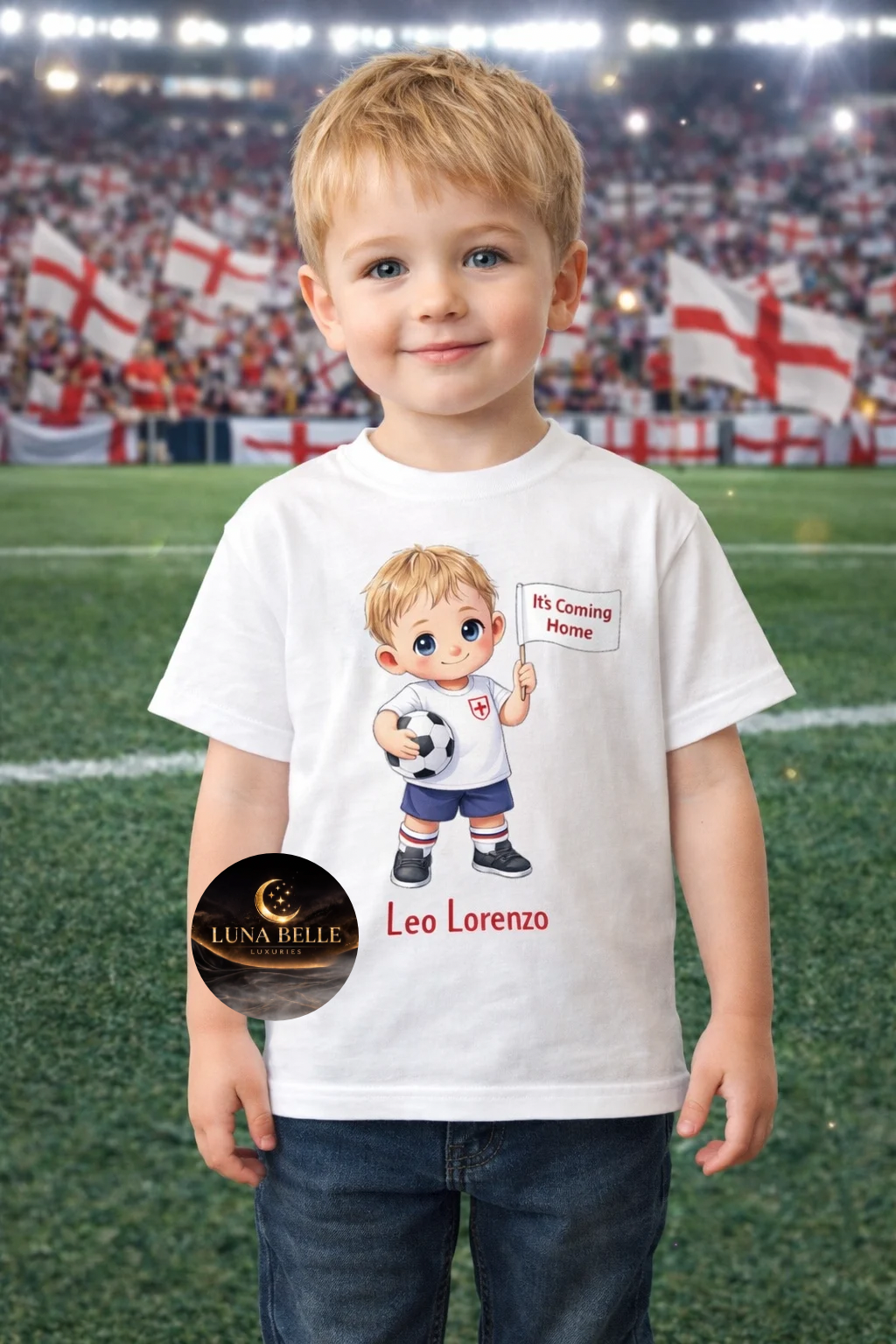Personalised Football world cup tshirt