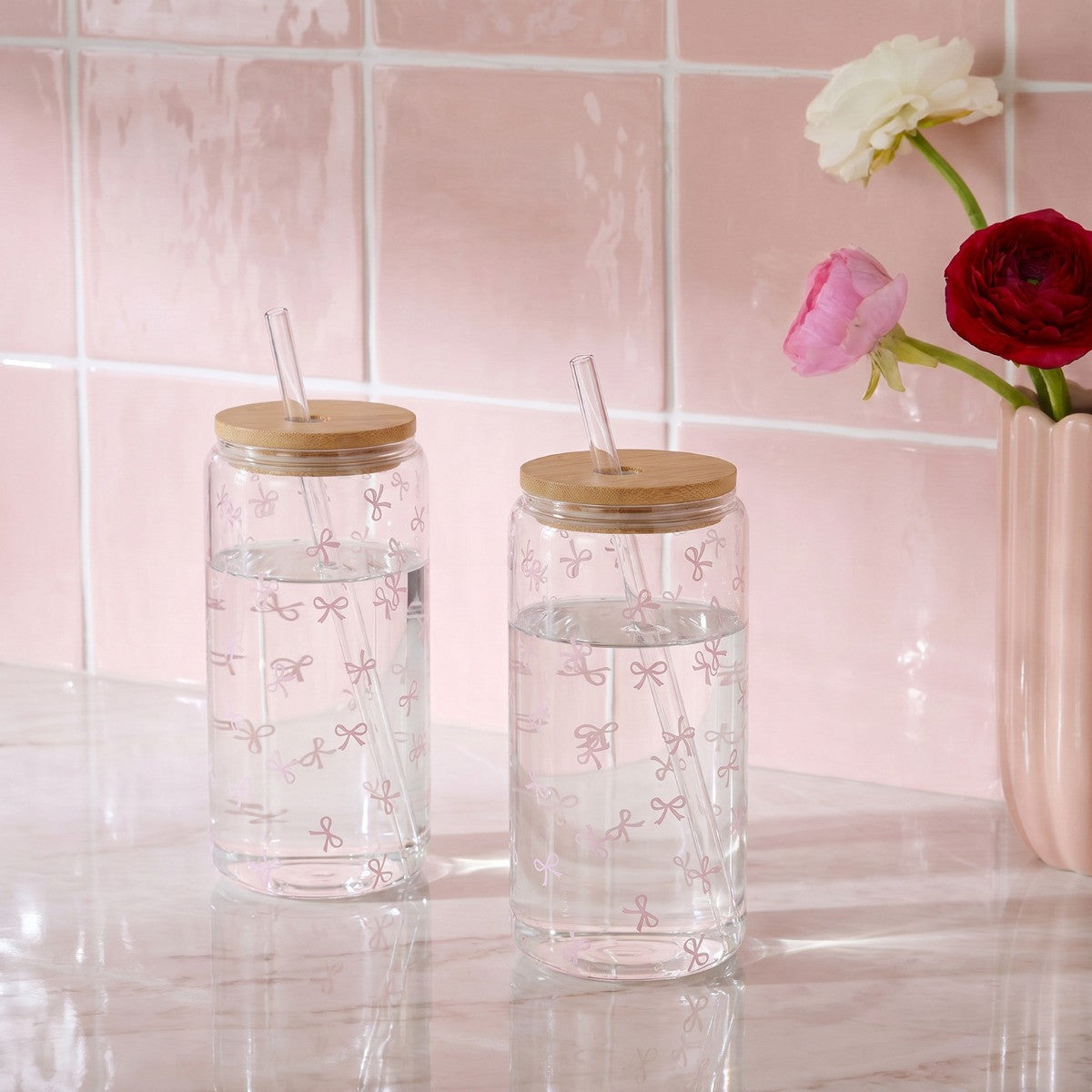 Print Plastic Drinking Jars, Clear - 2 Pack
Pre-Order