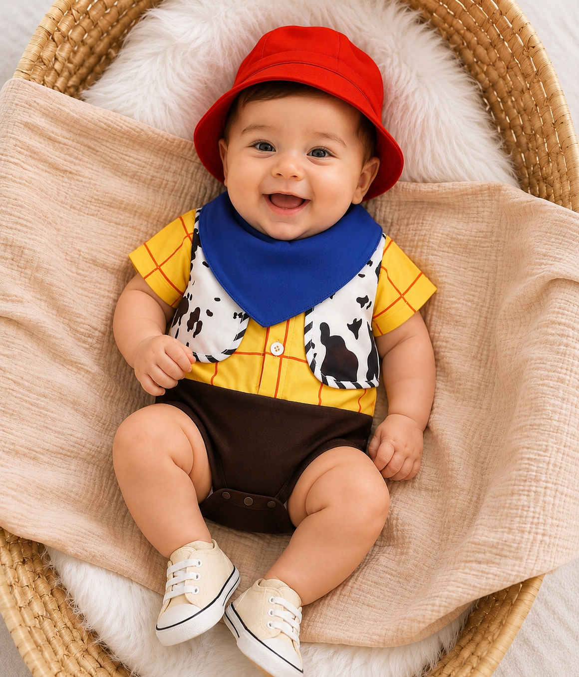 TS inspired baby romper