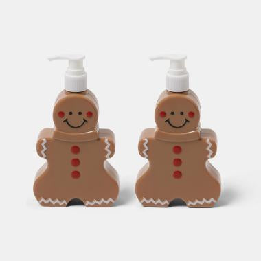Gingerbread men soap dispenser x2 - Preorder