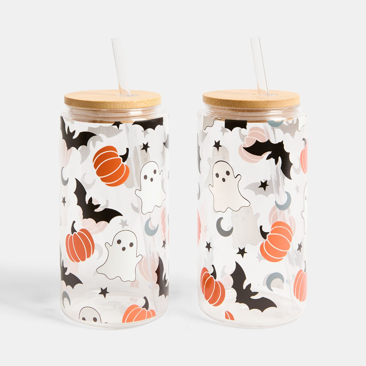 Halloween Plastic jar - 2 pack