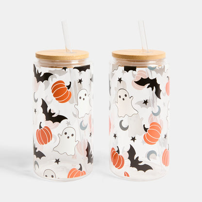 Halloween Plastic jar - 2 pack