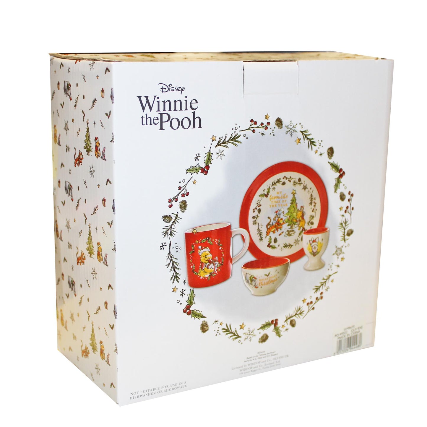 Pooh Bear christmas tablewear set