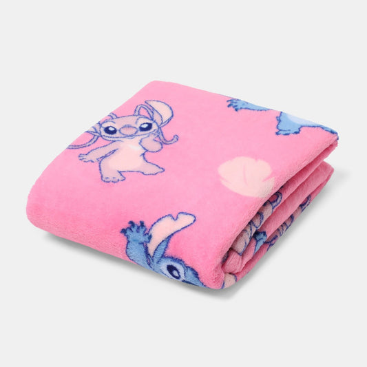 Stch & Angel Pink Throw