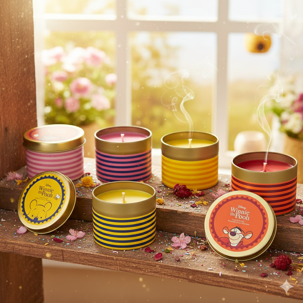Winnie the pooh candle