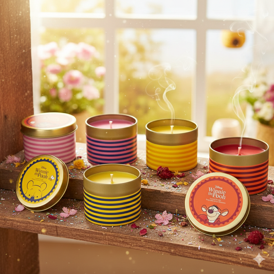 Winnie the pooh candle
