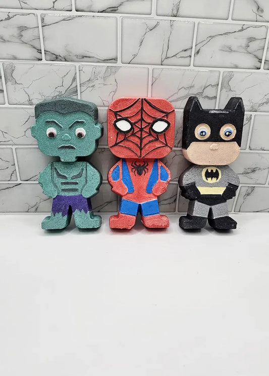 Superhero bath bomb