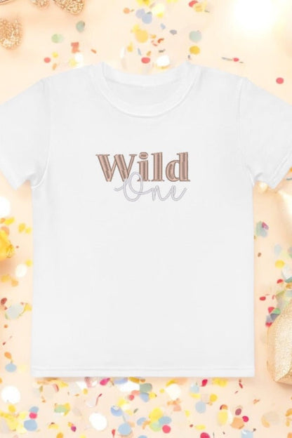 Wild ONE 1st Birthday T-Shirt Personalised