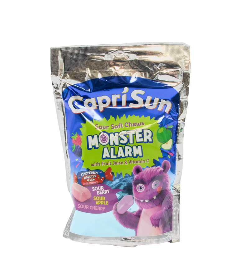 Capri Sun Monster Alarm Sour Soft Chews Pouch