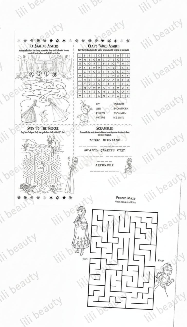 Frozen Activity book 15 sheets
